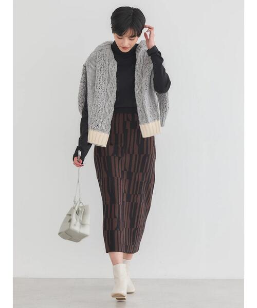 AMERICAN HOLIC（アメリカンホリック）の「バイパチジャガードニットタイトスカート（スカート・レディース・B/A・M/S/L）」の11枚目の写真