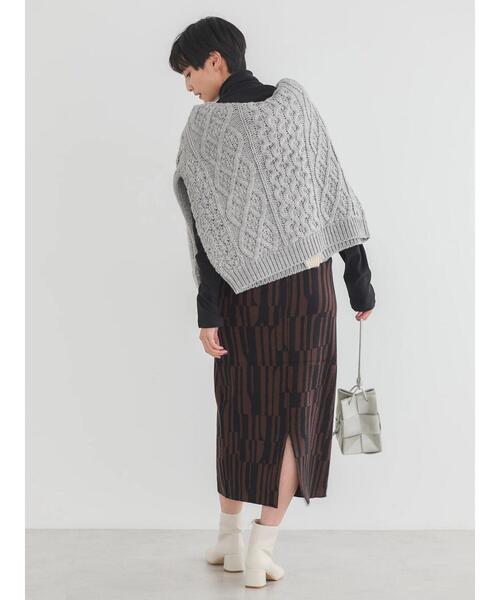 AMERICAN HOLIC（アメリカンホリック）の「バイパチジャガードニットタイトスカート（スカート・レディース・B/A・M/S/L）」の18枚目の写真