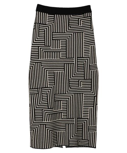 AMERICAN HOLIC（アメリカンホリック）の「バイパチジャガードニットタイトスカート（スカート・レディース・B/A・M/S/L）」の15枚目の写真