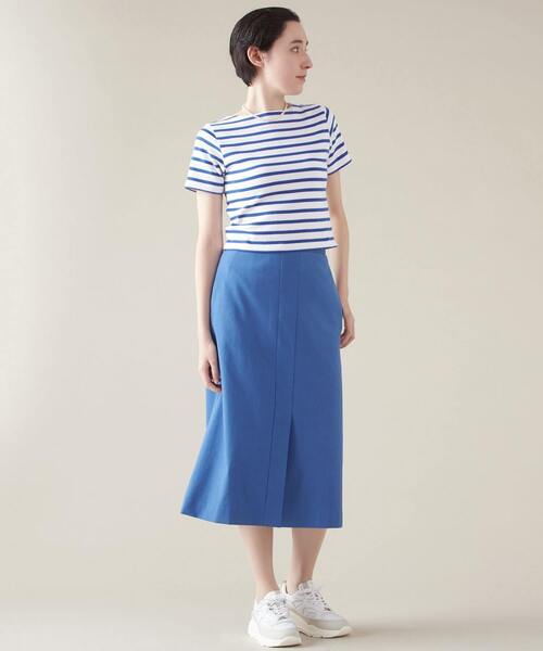 Armor lux(アルモーリュックス)の「【Armor-lux/アルモリュクス】チビ ブルトンシャツ半袖(Tシャツ/カットソー・レディース・ブルー/ネイビー・2)」の5枚目の写真