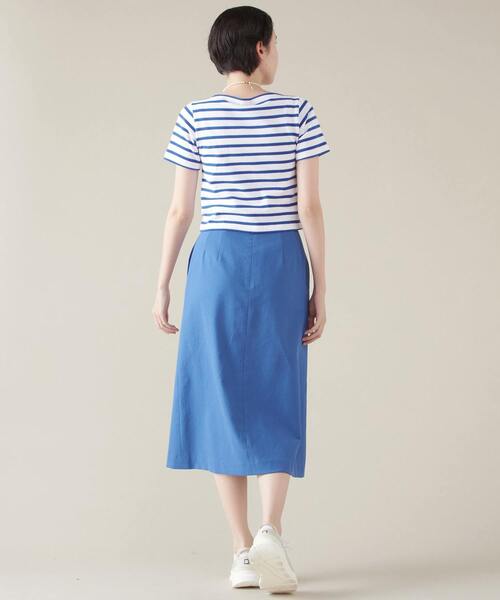 Armor lux(アルモーリュックス)の「【Armor-lux/アルモリュクス】チビ ブルトンシャツ半袖(Tシャツ/カットソー・レディース・ブルー/ネイビー・2)」の7枚目の写真