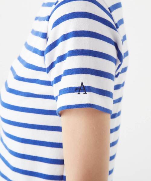 Armor lux(アルモーリュックス)の「【Armor-lux/アルモリュクス】チビ ブルトンシャツ半袖(Tシャツ/カットソー・レディース・ブルー/ネイビー・2)」の13枚目の写真