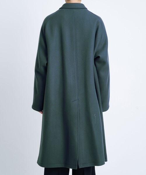 STUDIOUS別注 WOOL MELTON BALMACAAN COAT（チェスターコート）｜URU
