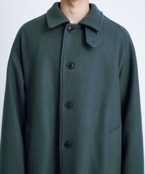 STUDIOUS別注 WOOL MELTON BALMACAAN COAT（チェスターコート）｜URU