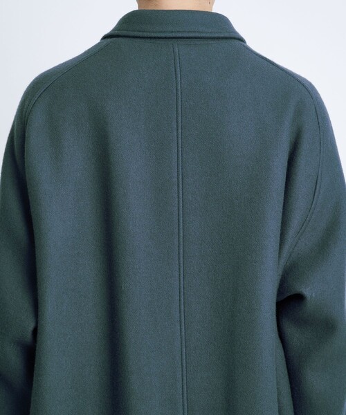 STUDIOUS別注 WOOL MELTON BALMACAAN COAT（チェスターコート）｜URU