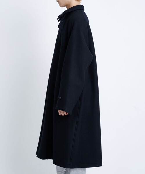 mackdawgjp 様用　URU 19aw コート　WOOL CHECK BE STUDIOUS別注 WOOL MELTON BALMACAAN COAT（チェスターコート）｜URU