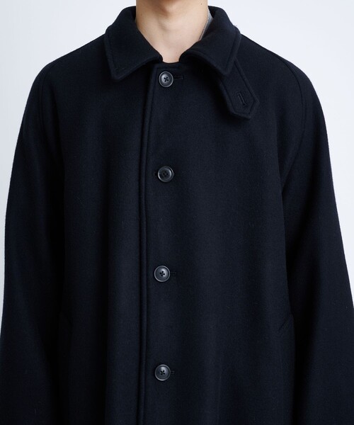 STUDIOUS別注 WOOL MELTON BALMACAAN COAT（チェスターコート）｜URU
