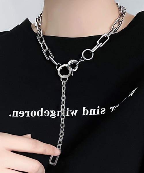 HEARTZ スクエアペンダントネックレス