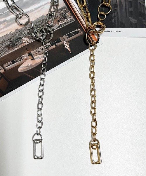 HEARTZ スクエアペンダントネックレス