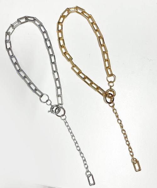 DiamondHearts（ダイヤモンドハーツ）の「スクエアチェーンネックレス（ネックレス・レディース・シルバー/ゴールド・FREE）」の10枚目の写真