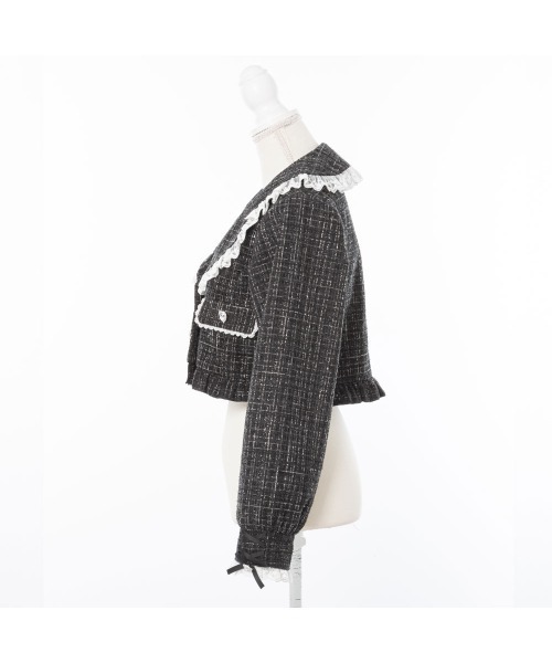 レア♡ビジューツイードジャケット セール】キラキラビジューツイードジャケット（その他アウター