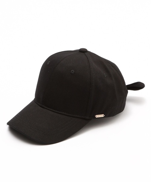 Andemiu（アンデミュウ）の「デオドラントバックリボンキャップ104287（キャップ・レディース・ブラック/ベージュ・FREE）」の6枚目の写真