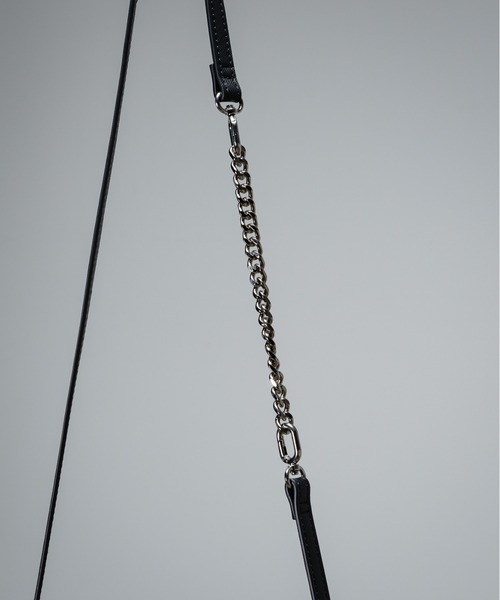 KUUUPY（クーピー）の「Chain Flap  Shoulder Bag- チェーンフラップショルダーバッグ（ショルダーバッグ・メンズ・ブラック・FREE）」の13枚目の写真