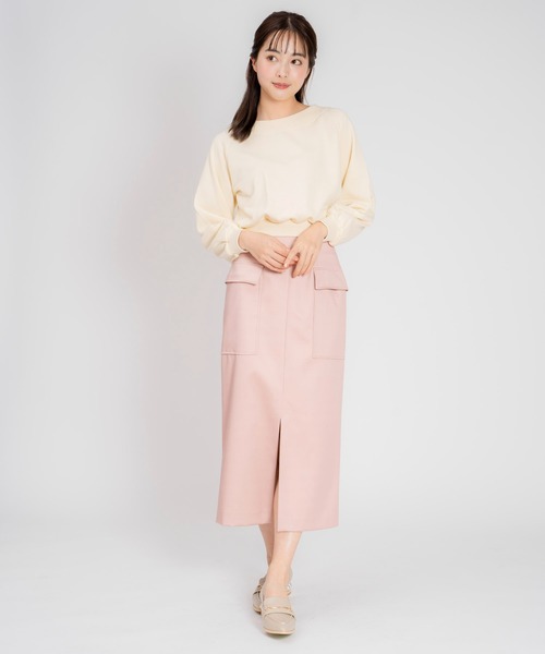 NOELA（ノエラ）の「２ＷＡＹオフショルスウェット（スウェット・レディース・クリーム/ネイビー/グレー・フリー）」の6枚目の写真