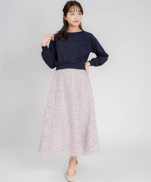 NOELA（ノエラ）の「２ＷＡＹオフショルスウェット（スウェット・レディース・クリーム/ネイビー/グレー・フリー）」の11枚目の写真