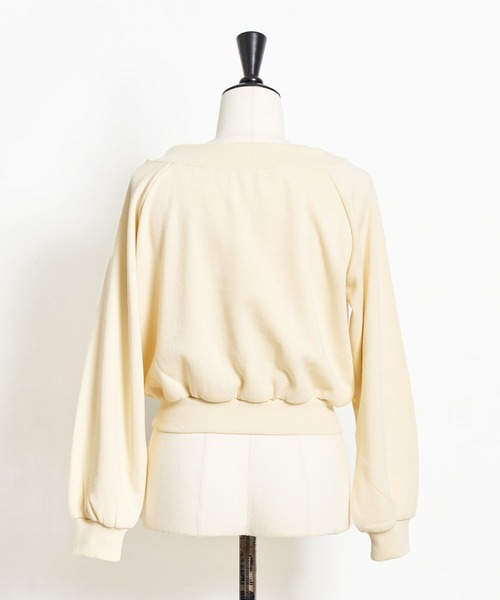 NOELA（ノエラ）の「２ＷＡＹオフショルスウェット（スウェット・レディース・クリーム/ネイビー/グレー・フリー）」の18枚目の写真