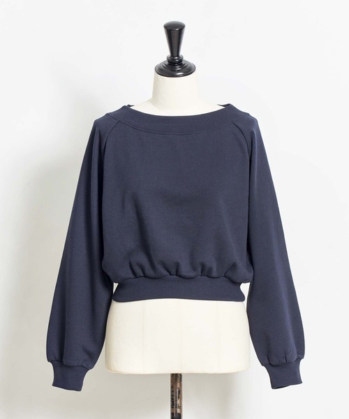 NOELA（ノエラ）の「２ＷＡＹオフショルスウェット（スウェット・レディース・クリーム/ネイビー/グレー・フリー）」の15枚目の写真