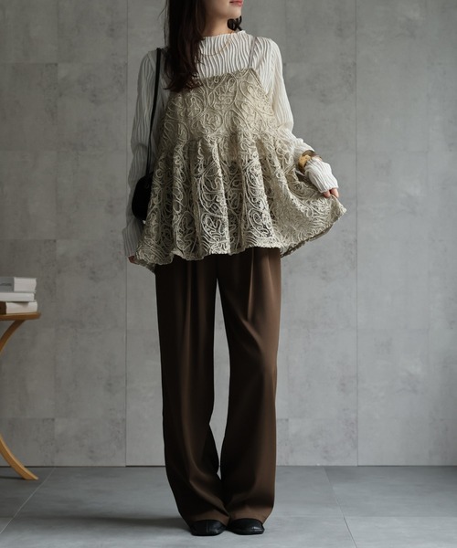 model：156cm 着用サイズ：FREE