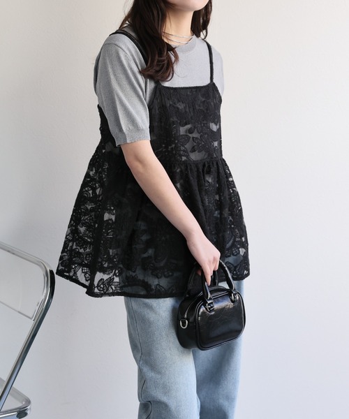 model：156cm 着用サイズ：FREE