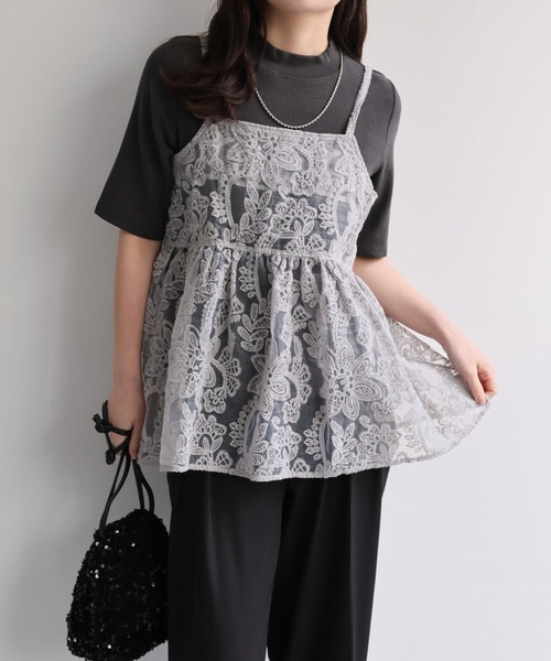 model：156cm 着用サイズ：FREE