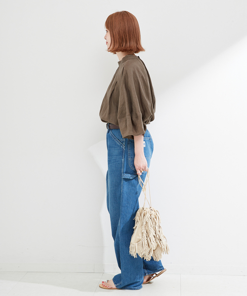 フレンチリネン2wayブラウス（シャツ/ブラウス）｜B.C STOCK