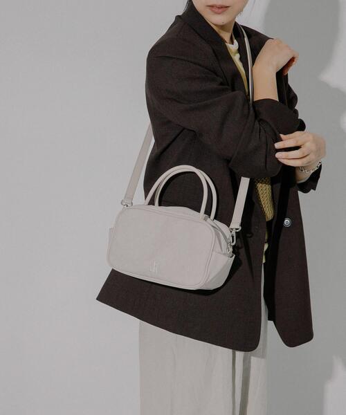 RODE SKO（ロデスコ）の「hun RODESKO　Marbling boston（ボストンバッグ・レディース・ホワイト系その他/ブラウン系その他・ONE）」の15枚目の写真