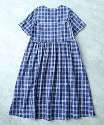 bulle de savon（ビュルデサボン）の「Linen check セーラー