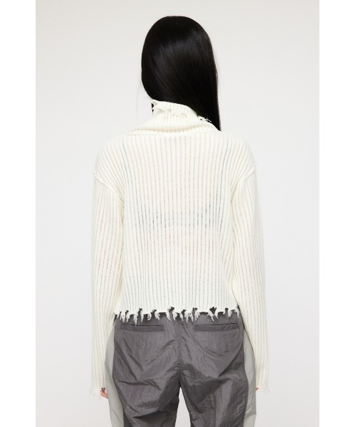 LAGUA GEM(ラグアジェム)の「LOOSEY タートルネック(ニット/セーター・レディース・イエロー/ホワイト/ライトグレー・FREE)」の5枚目の写真