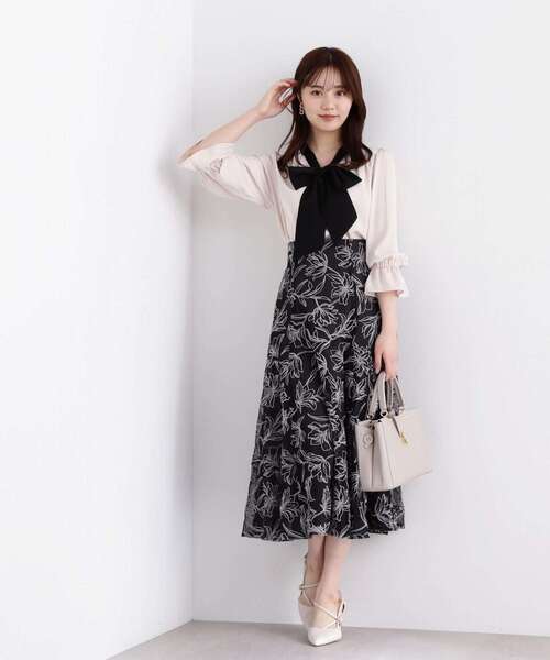 PROPORTION BODY DRESSING(プロポーションボディドレッシング)の「ボウタイブラウス / 1214110307(シャツ/ブラウス・レディース・ブラック/ブルー/オフホワイト/ホワイト・MEDIUM/SMALL)」の10枚目の写真