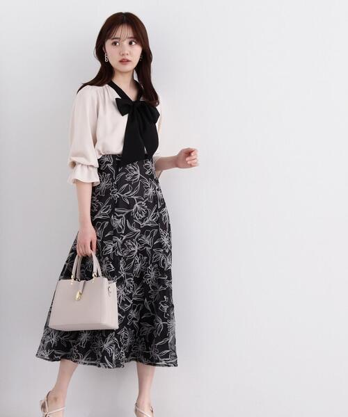 PROPORTION BODY DRESSING(プロポーションボディドレッシング)の「ボウタイブラウス / 1214110307(シャツ/ブラウス・レディース・ブラック/ブルー/オフホワイト/ホワイト・MEDIUM/SMALL)」の11枚目の写真