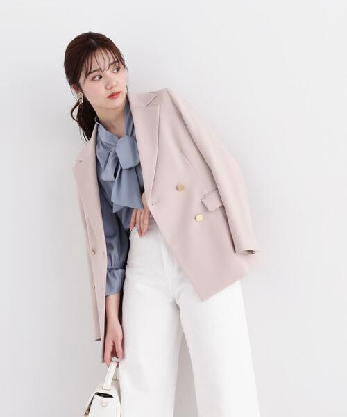 PROPORTION BODY DRESSING(プロポーションボディドレッシング)の「ボウタイブラウス / 1214110307(シャツ/ブラウス・レディース・ブラック/ブルー/オフホワイト/ホワイト・MEDIUM/SMALL)」の18枚目の写真