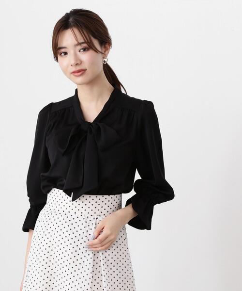 PROPORTION BODY DRESSING(プロポーションボディドレッシング)の「ボウタイブラウス / 1214110307(シャツ/ブラウス・レディース・ブラック/ブルー/オフホワイト/ホワイト・MEDIUM/SMALL)」の6枚目の写真