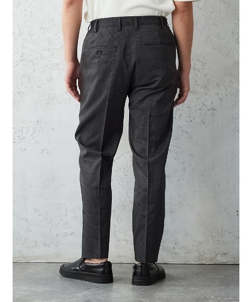 Perfect Suit FActory（パーフェクトスーツファクトリー）の「軽量プチプラセットアップ　パンツ　チェック　グレー/ネイビー（スラックス・メンズ・ネイビー/ライトグレー・M/L/LL/S/SS）」の10枚目の写真