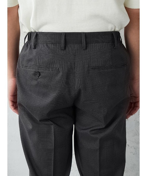 Perfect Suit FActory（パーフェクトスーツファクトリー）の「軽量プチプラセットアップ　パンツ　チェック　グレー/ネイビー（スラックス・メンズ・ネイビー/ライトグレー・M/L/LL/S/SS）」の14枚目の写真