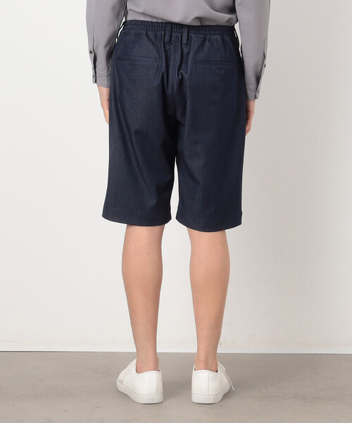 COMME CA COMMUNE(コムサコミューン)の「デニムライク ワンタックハーフパンツ(デニムパンツ・メンズ・ネイビー・MEDIUM/LARGE)」の7枚目の写真