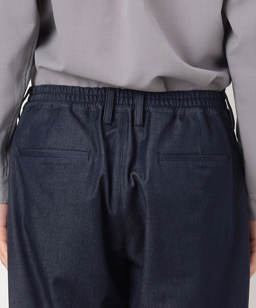 COMME CA COMMUNE(コムサコミューン)の「デニムライク ワンタックハーフパンツ(デニムパンツ・メンズ・ネイビー・MEDIUM/LARGE)」の9枚目の写真