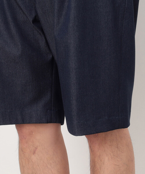 COMME CA COMMUNE(コムサコミューン)の「デニムライク ワンタックハーフパンツ(デニムパンツ・メンズ・ネイビー・MEDIUM/LARGE)」の11枚目の写真