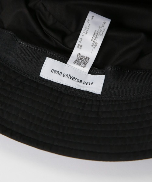 NANO universe（ナノユニバース）の「nano universe GOLF/ツイルバケットハット（ハット・メンズ・グレー/ブラック/カーキ・FREE）」の5枚目の写真