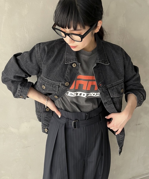 AP STUDIO（エーピーストゥディオ）の「【STUDIO WEAREALLANIMALS】Sports Logo Tsh（Tシャツ/カットソー・レディース・ブラック系その他・FREE）」の12枚目の写真