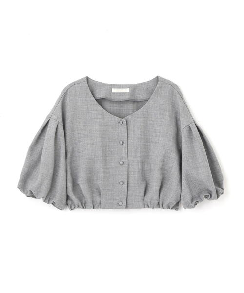 PROPORTION BODY DRESSING（プロポーションボディドレッシング）の「ショート丈バルーンブラウス / 1214110407（シャツ/ブラウス・レディース・ホワイト系その他/ブラック/ブルー・SMALL/MEDIUM）」の8枚目の写真