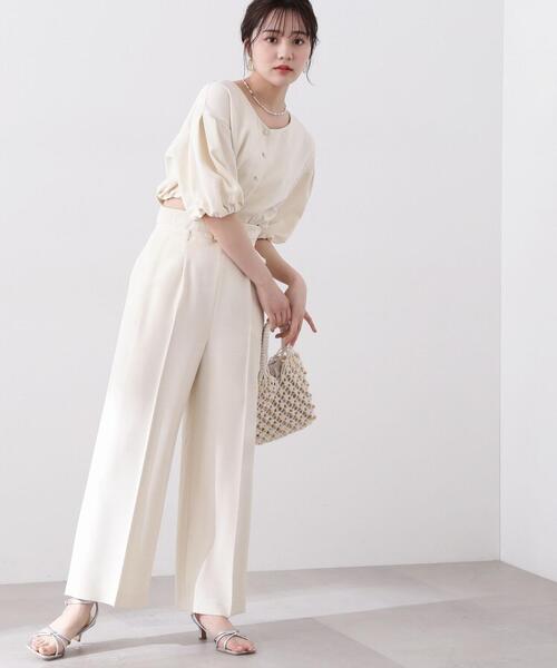 PROPORTION BODY DRESSING（プロポーションボディドレッシング）の「ショート丈バルーンブラウス / 1214110407（シャツ/ブラウス・レディース・ホワイト系その他/ブラック/ブルー・SMALL/MEDIUM）」の16枚目の写真