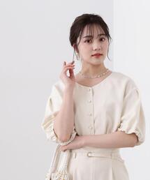 PROPORTION BODY DRESSING | ショート丈バルーンブラウス / 1214110407(シャツ/ブラウス)