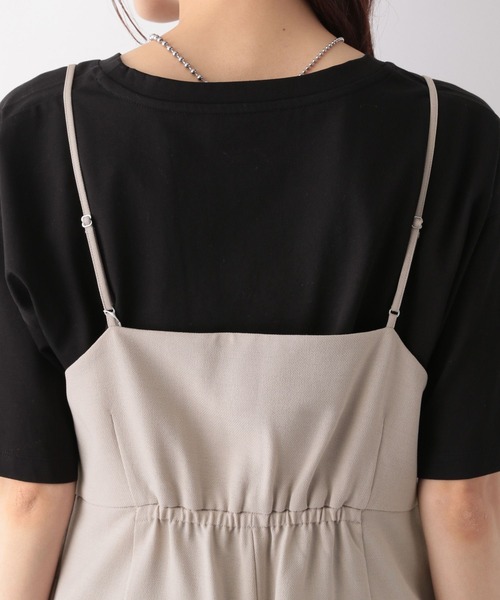 GLOBAL WORK(グローバルワーク)の「お手入れらくらくDRYサロペ/MATINEE LINE/106589(サロペット/オーバーオール・レディース・スミクロ/グレイッシュベージュ/モカ・LARGE/MEDIUM)」の22枚目の写真