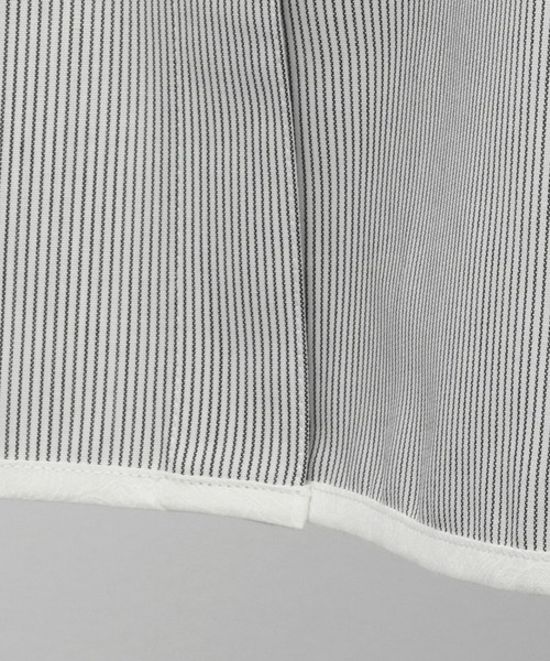 TOKYO SHIRTS（トウキョウシャツ）の「形態安定ノーアイロン スタンド 7分袖ビジネスワイシャツ（ビジネスシャツ・レディース・グレー・XL/LL/L/M/S）」の5枚目の写真