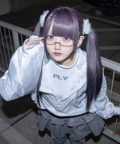 Pal elfy（パルエルフィー）の「シアーアノラック（ナイロンジャケット・レディース・オフホワイト/ブラック・フリー）」の9枚目の写真