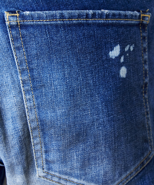 VERTEX & CO.（ヴァーテックスアンドコー）の「mp3832 - REPAIRED DAMAGE 5POCKET TAPERED DENIM PANTS MADE IN JAPAN　デニムパンツ（デニムパンツ・メンズ・インディゴブルー・1/3/2）」の15枚目の写真