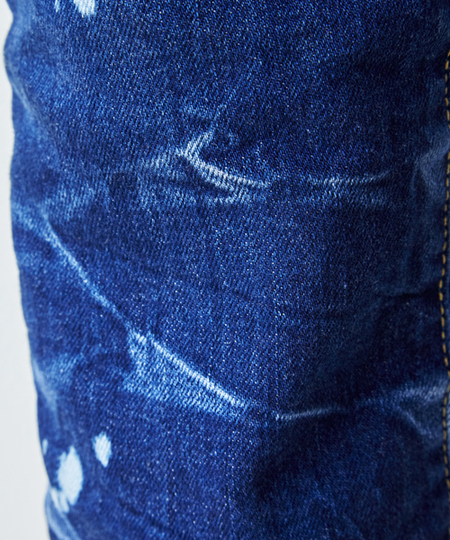VERTEX & CO.（ヴァーテックスアンドコー）の「mp3832 - REPAIRED DAMAGE 5POCKET TAPERED DENIM PANTS MADE IN JAPAN　デニムパンツ（デニムパンツ・メンズ・インディゴブルー・1/3/2）」の17枚目の写真