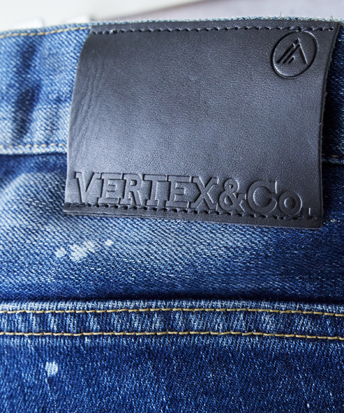 VERTEX & CO.（ヴァーテックスアンドコー）の「mp3832 - REPAIRED DAMAGE 5POCKET TAPERED DENIM PANTS MADE IN JAPAN　デニムパンツ（デニムパンツ・メンズ・インディゴブルー・1/3/2）」の20枚目の写真