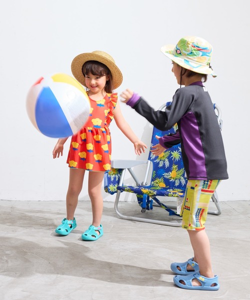 HOGAN RANCH WEAR（ホーガンランチウエア）の「【UVカット】プルオーバーラッシュガード（80～140cm）（ラッシュガード・キッズ・ブラック/イエロー・100/90/140/130/80/120/110）」の19枚目の写真