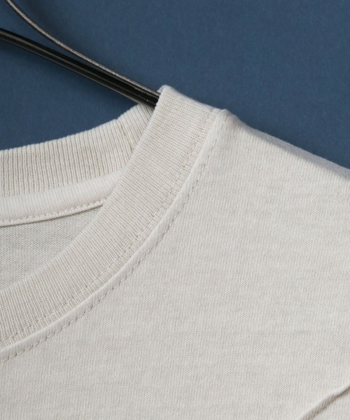 ANPAS(アンパス)の「Pigment Oversized Pintuck T-Shirt/ピグメント加工 オーバーサイズ ピンタック Tシャツ ストリート 半袖Tシャツ レディース メンズ(Tシャツ/カットソー・メンズ・レッド/ターコイズブルー/アイボリー/ブラック・M/L)」の8枚目の写真